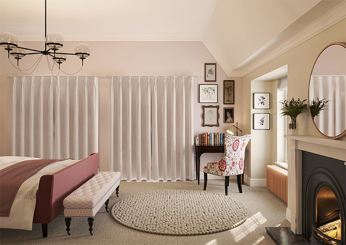 Willow Field, Pastel Pink - Made to Measure Curtains - Image 15